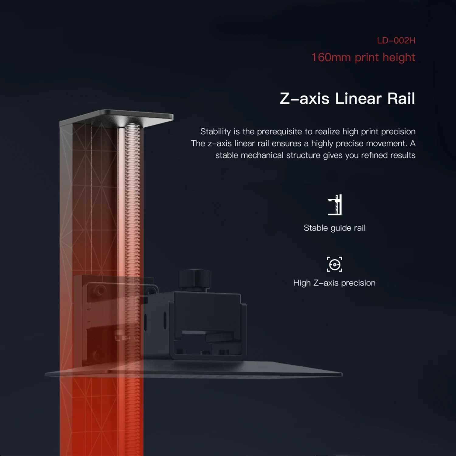 UV Photocuring 2K High Resolution LCD Resin 3D Printer