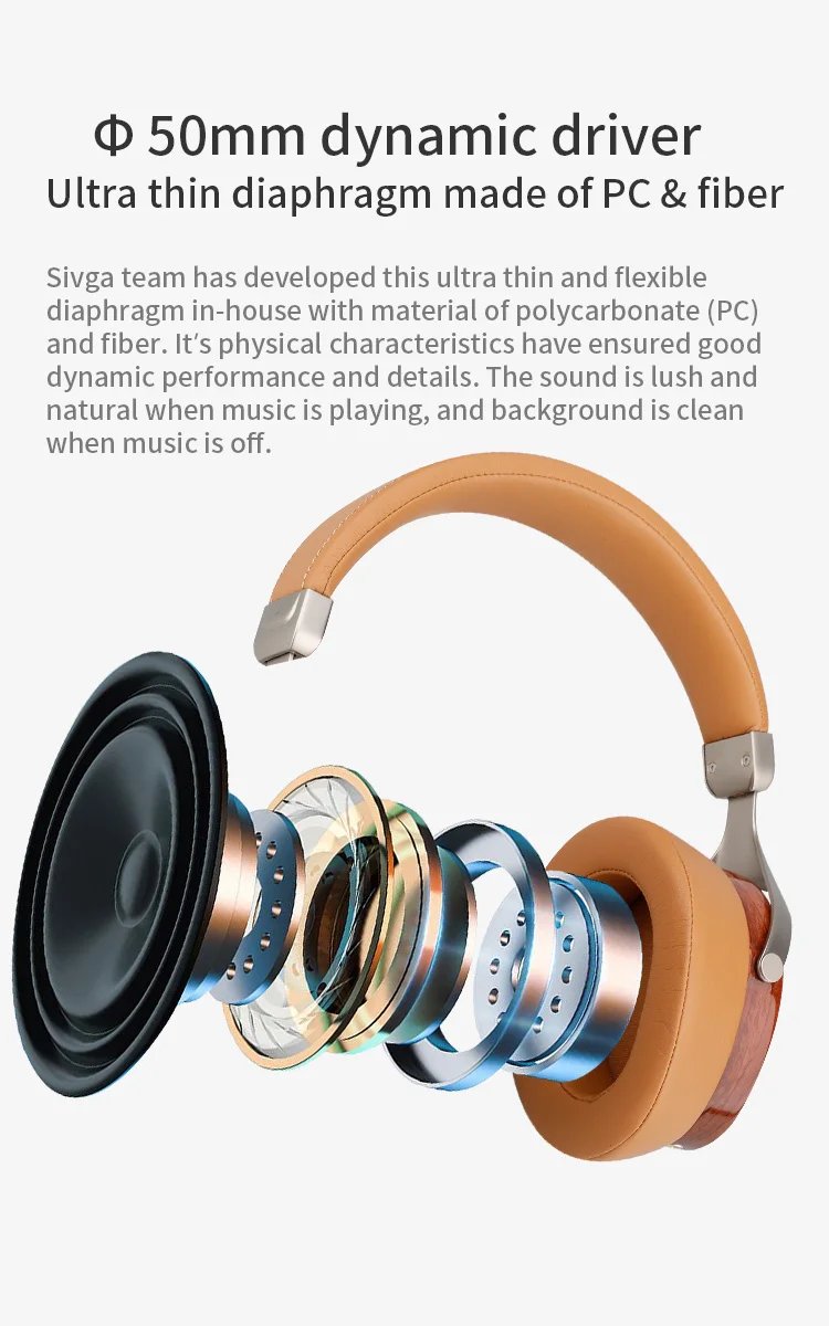 Over-ear Wood Headphones