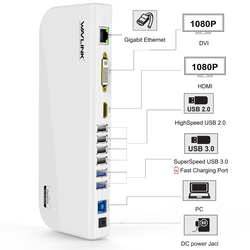 Universal Docking Station in Different Color